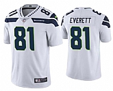 Nike Seahawks 81 Gerald Everett White Vapor Untouchable Limited Jersey Dzhi,baseball caps,new era cap wholesale,wholesale hats